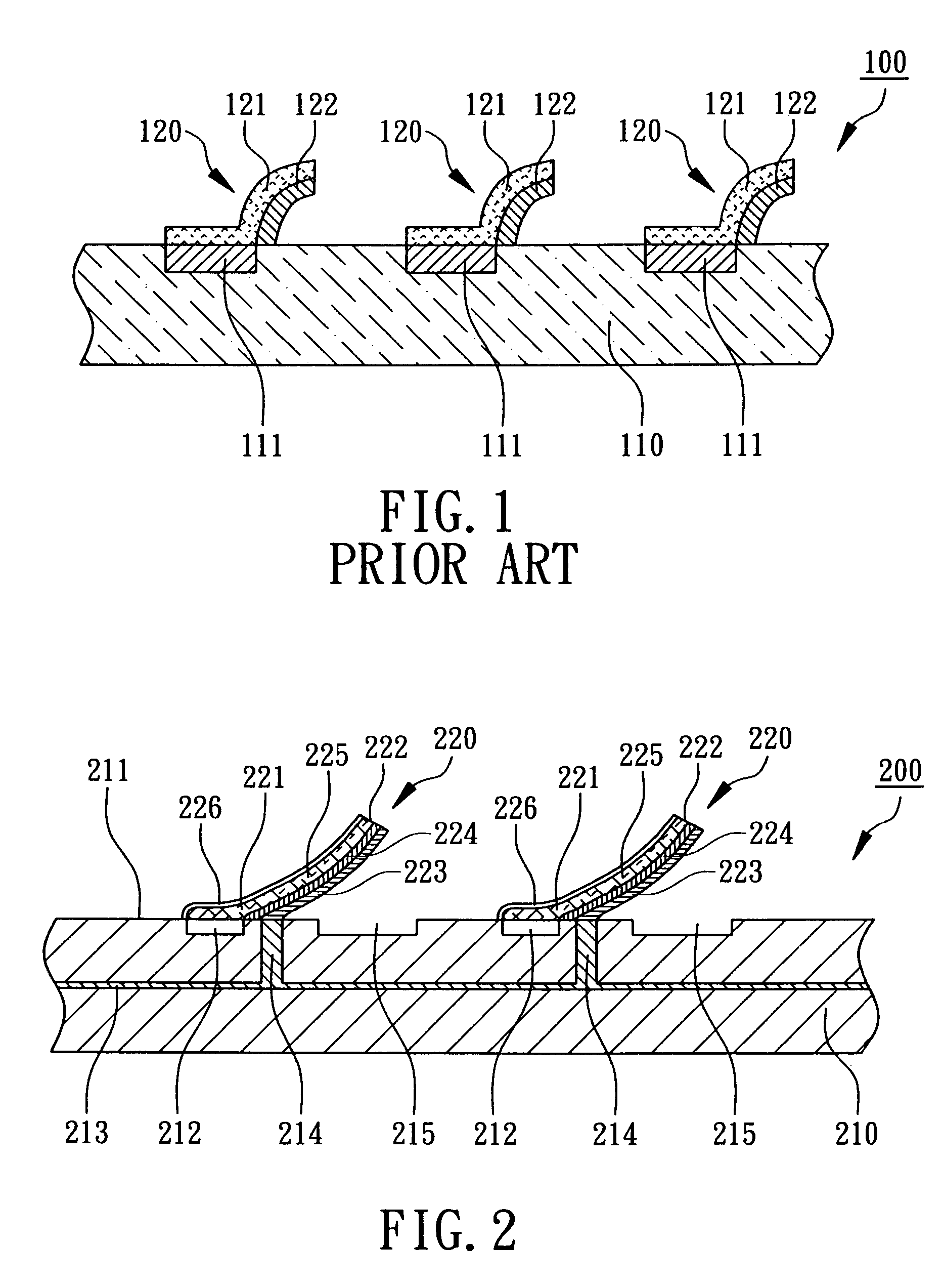 Electronic device with a warped spring connector