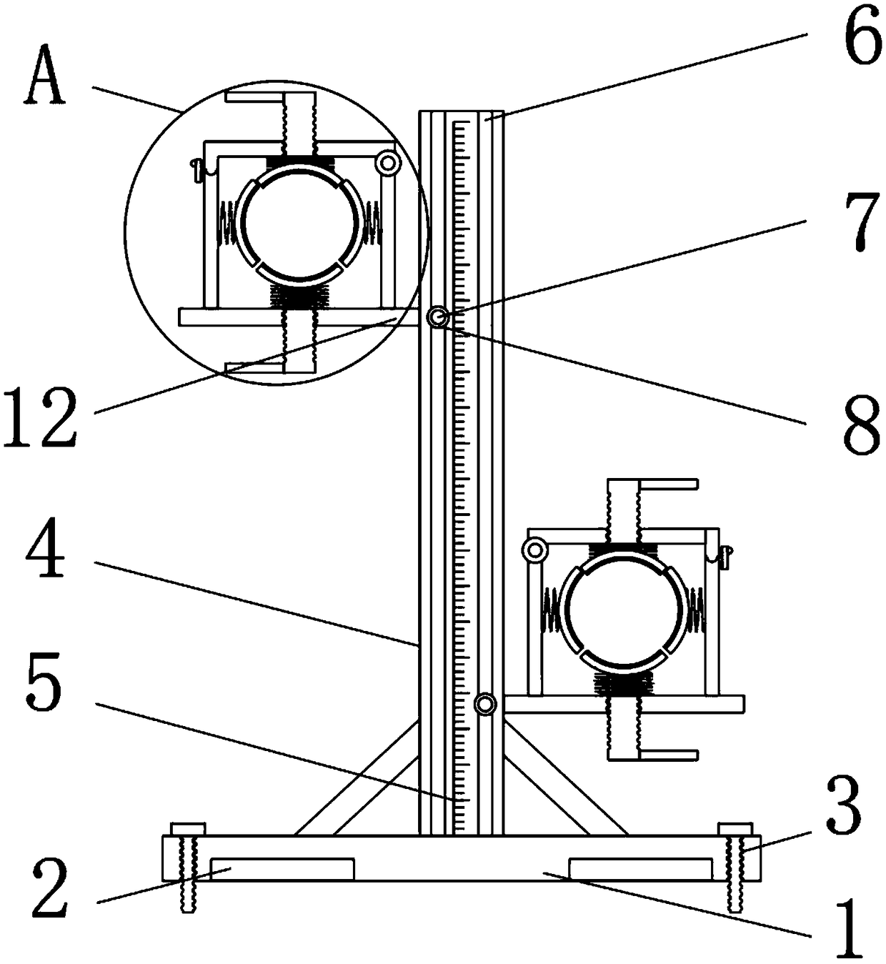 Fixing device for computer communication engineering cables