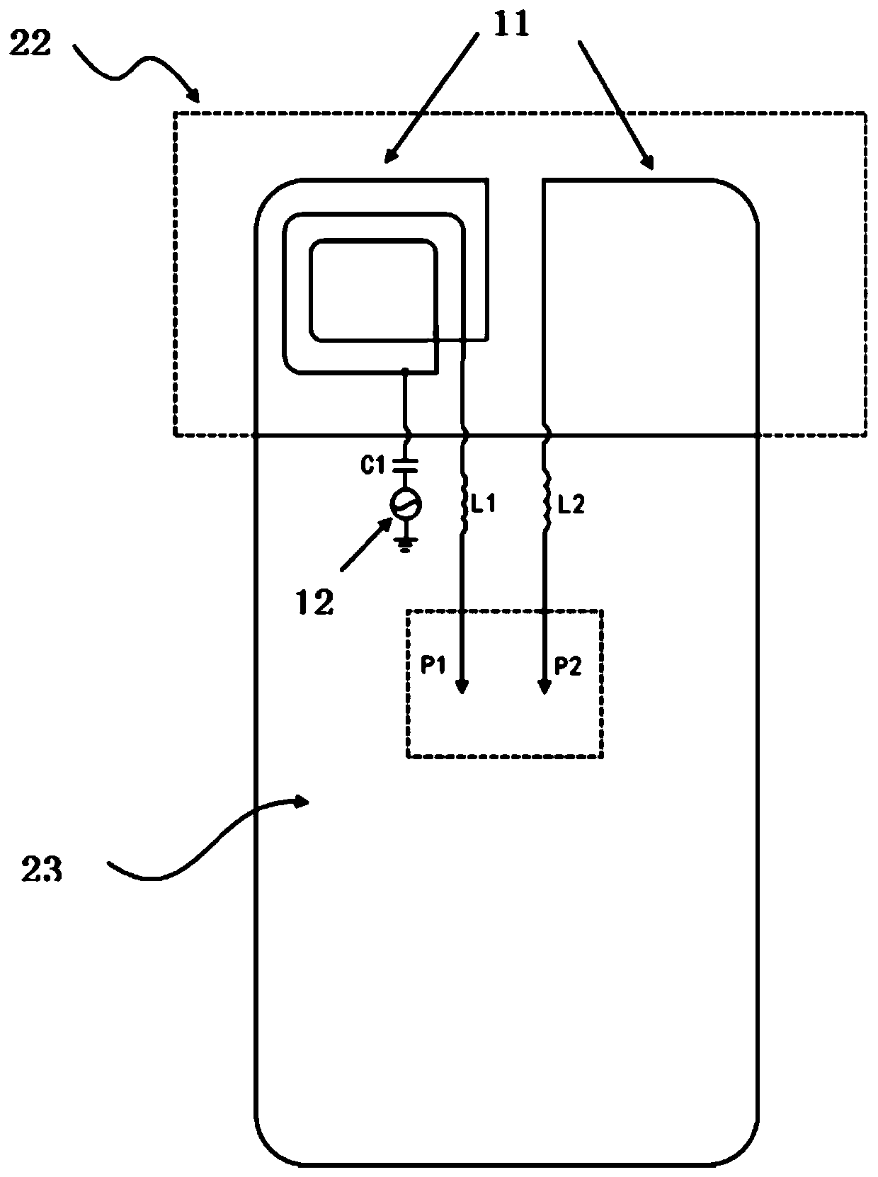 An electronic device and antenna processing method