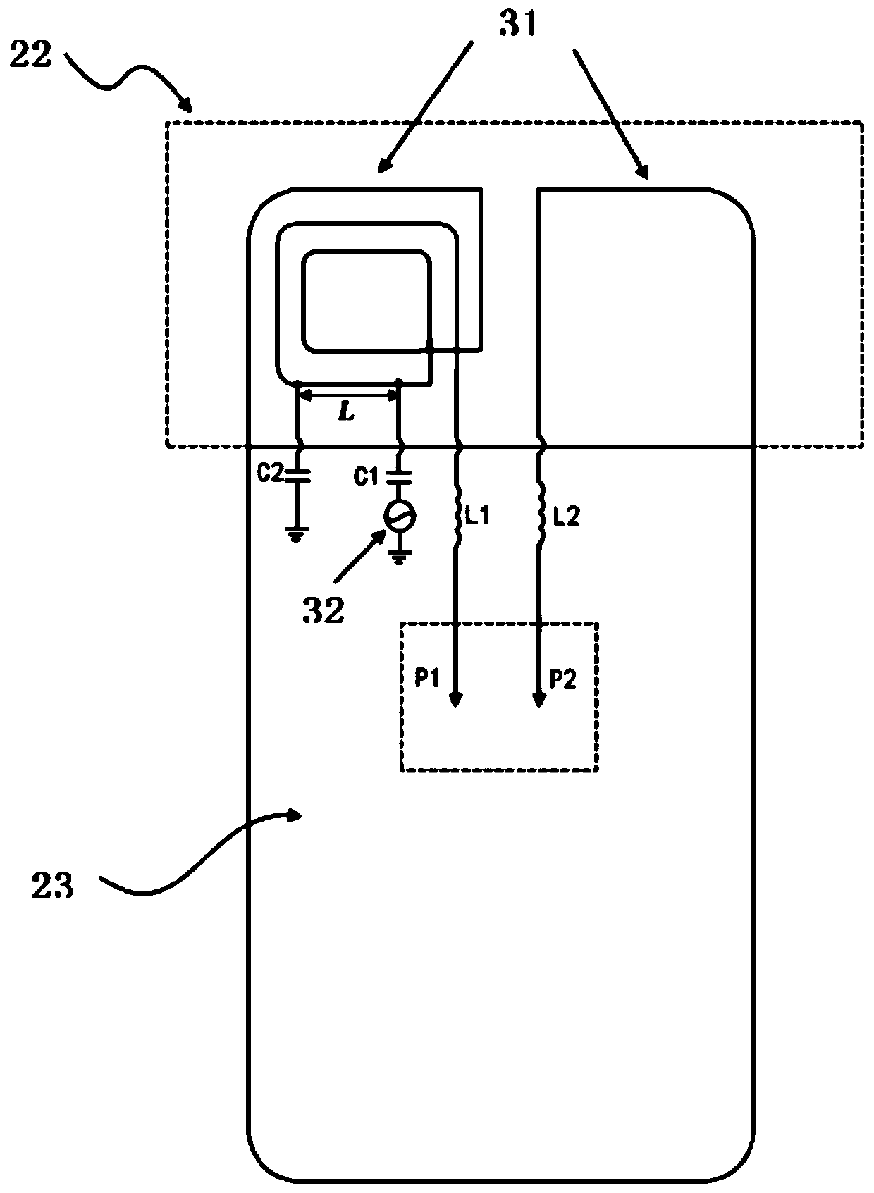 An electronic device and antenna processing method