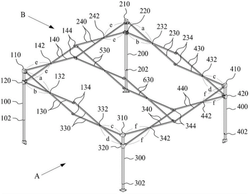 Canopy frame and tent using the same