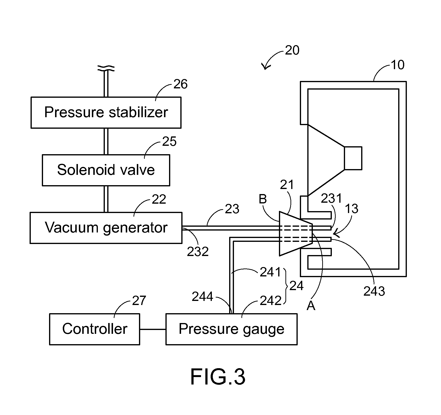 Open type speaker leak test system and method