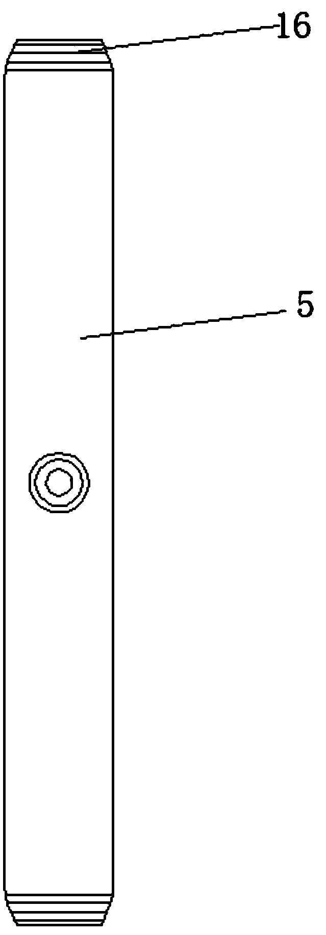 Ventilation device for an inner chamber of a new energy vehicle