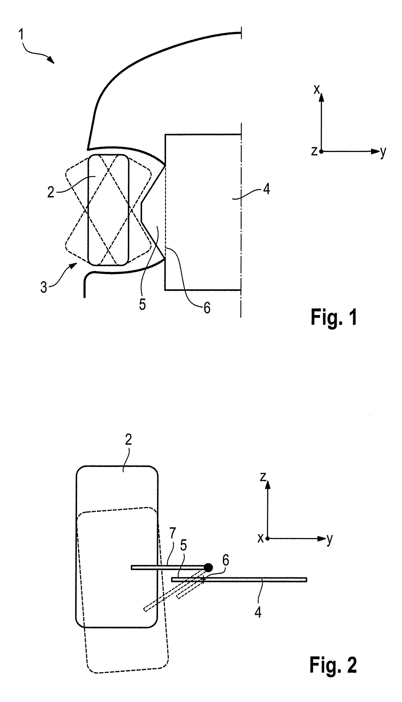 Motor vehicle with a device for reducing an air stream flow into a wheel house