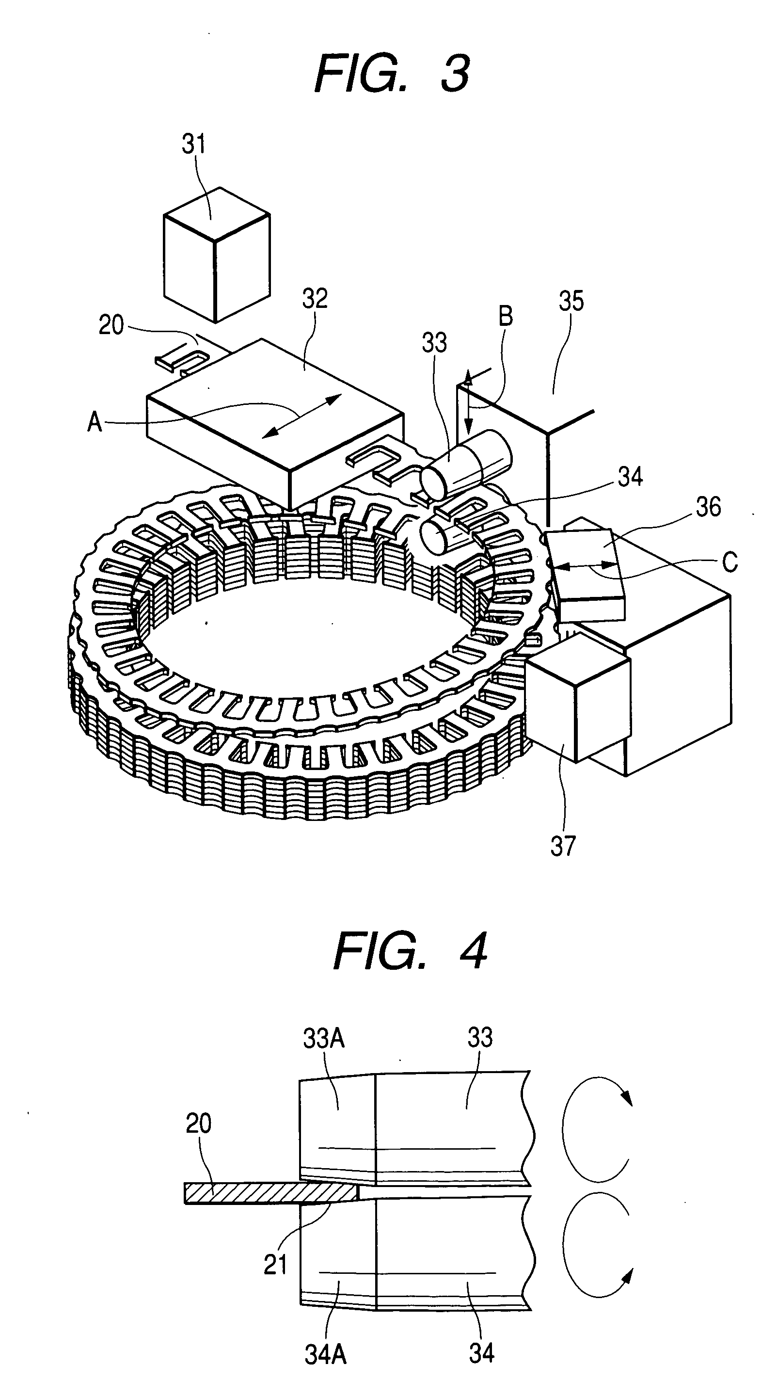 Iron core and method of manufacturing the same and apparatus for manufacturing the same