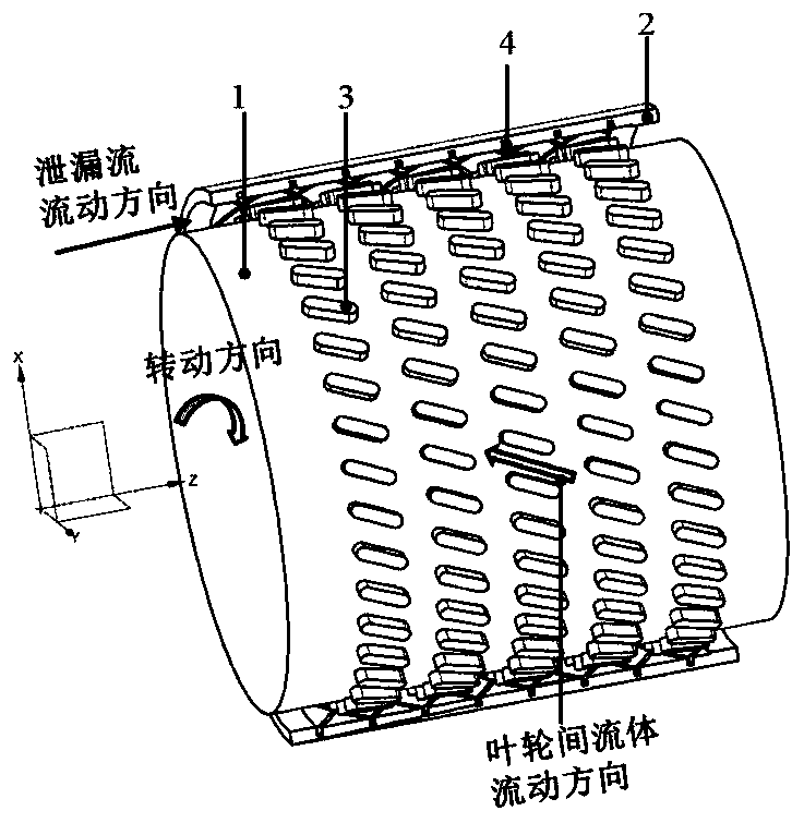 Novel dynamic pressure damping sealing structure