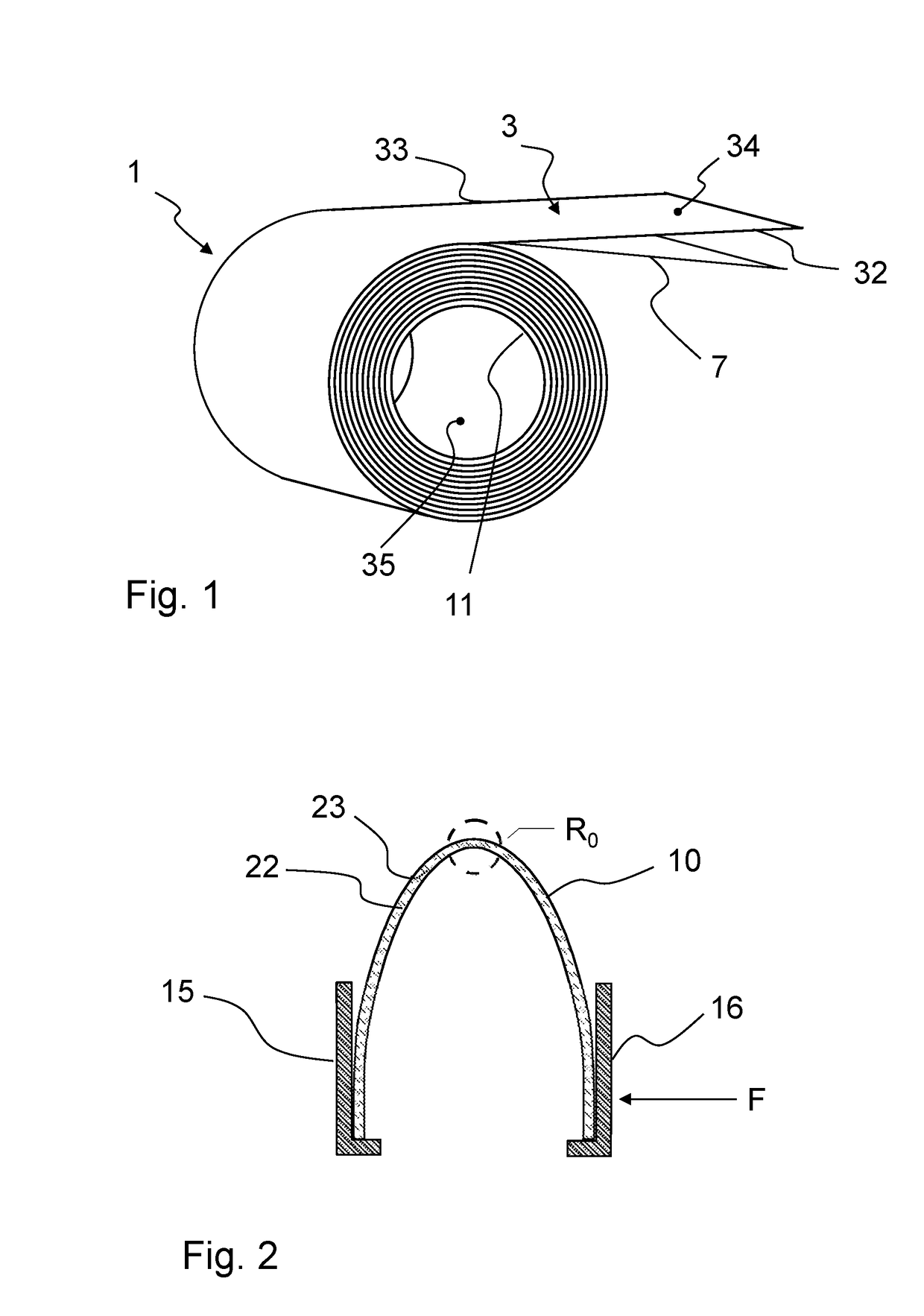 Thin glass roll and method for producing same