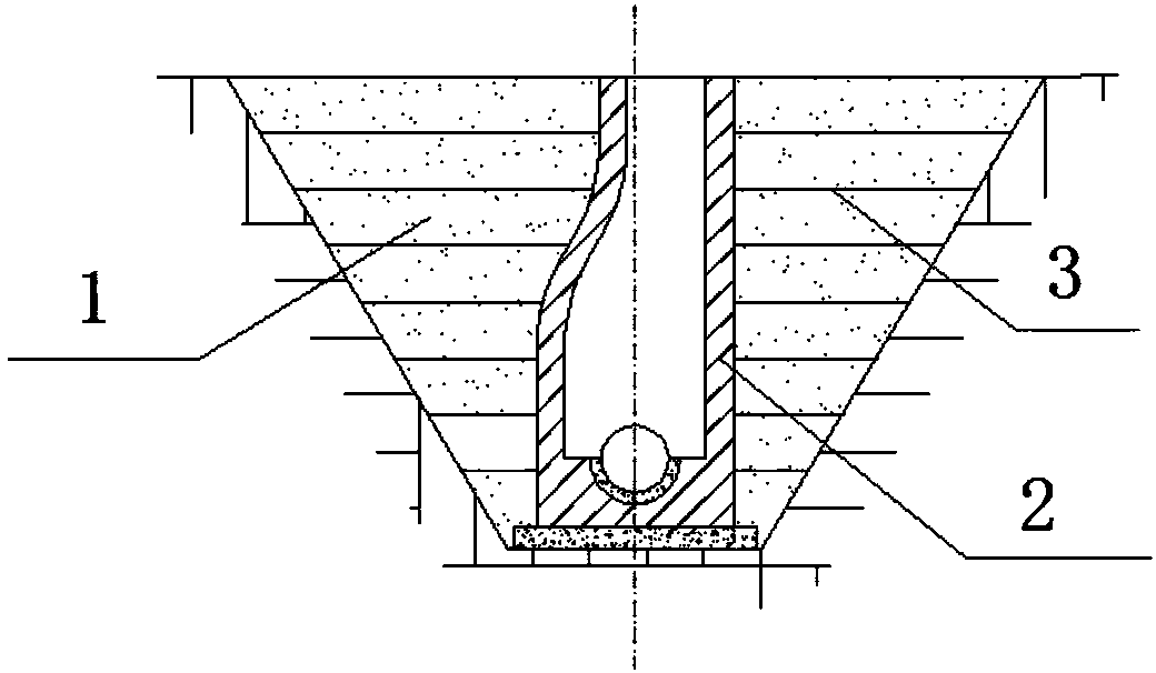 Inspection chamber peripheral backfilling method and application thereof