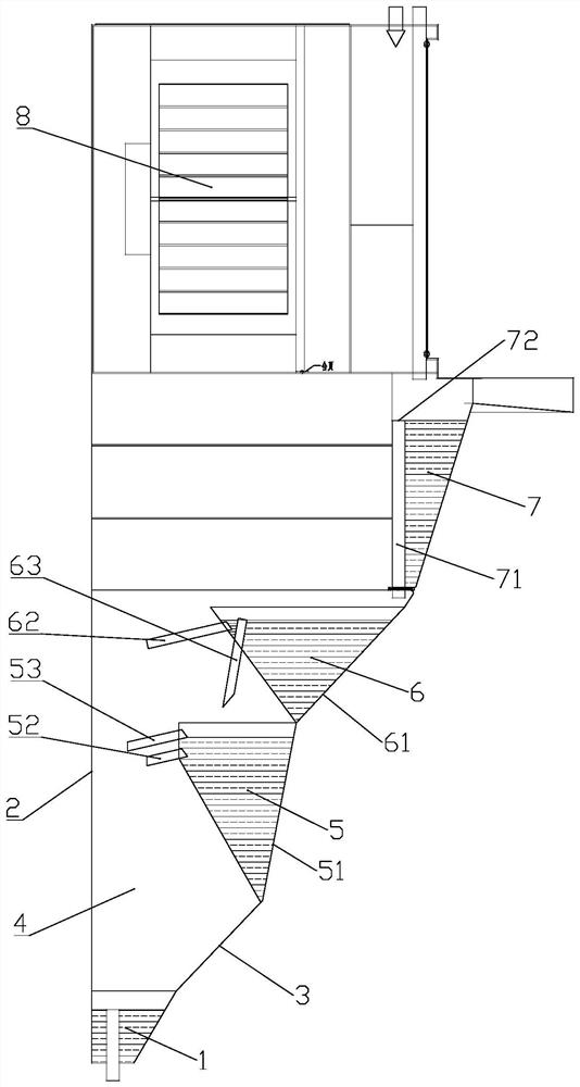 Power rotary purification device for smoke collecting demister and purification method