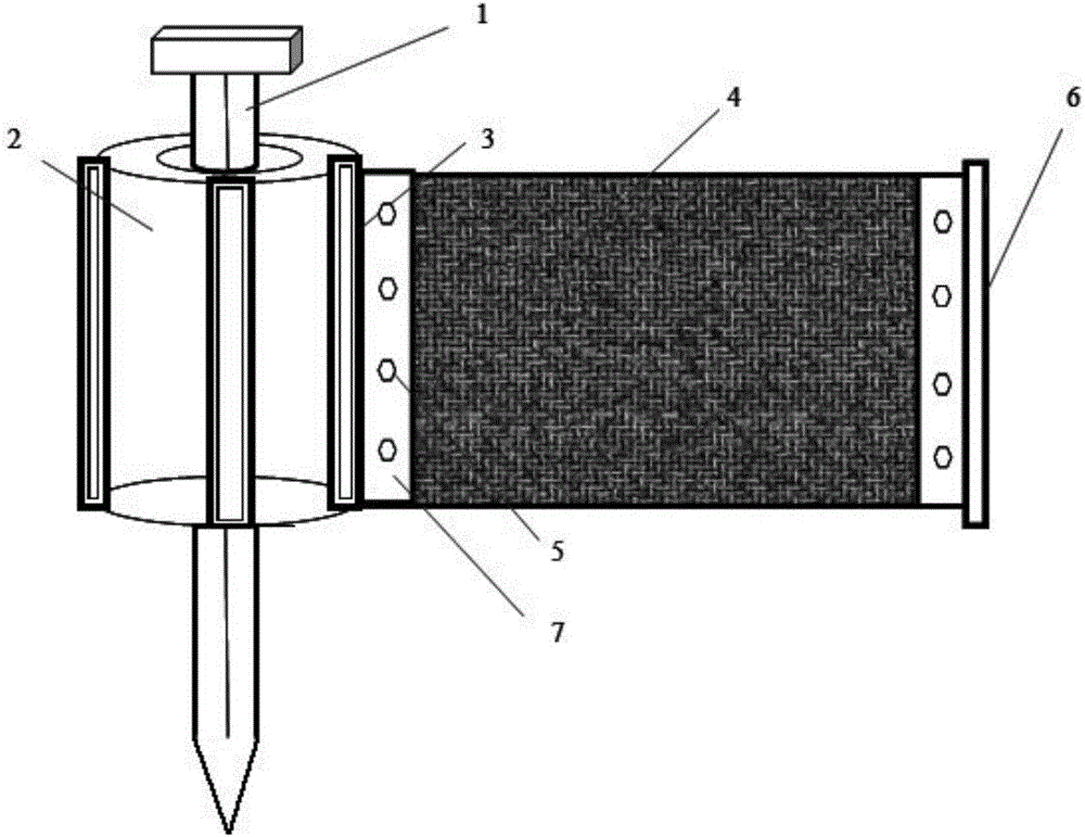 Light and convenient combined type sand-protecting barrier used for fixing shifting sand