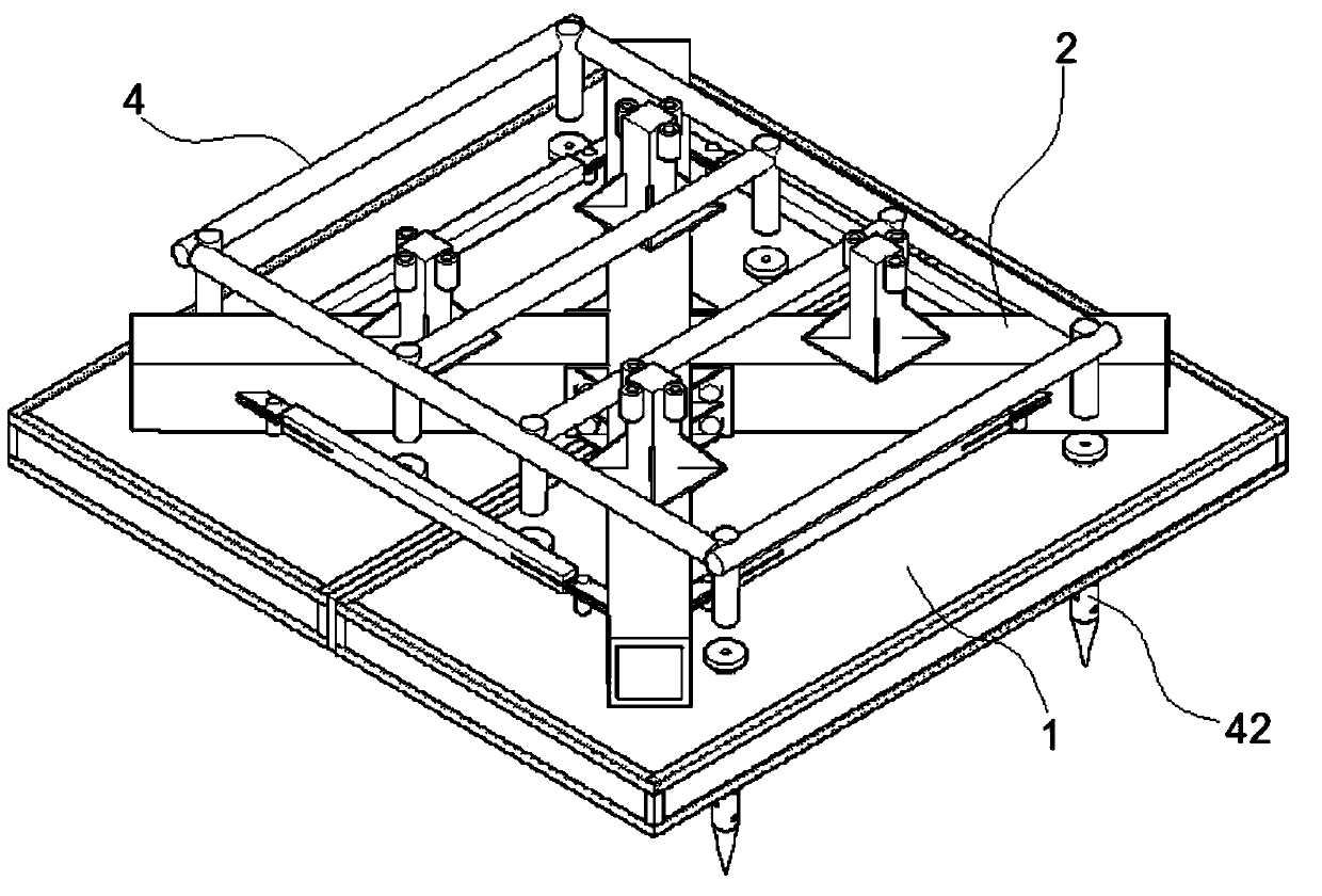 Tower crane foundation and construction method thereof