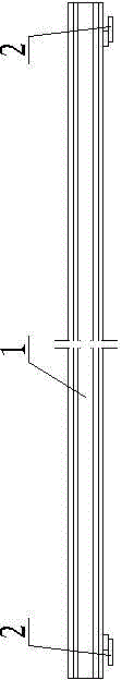 Bonding type antiskid road and bridge panel made of glass fiber reinforced plastics