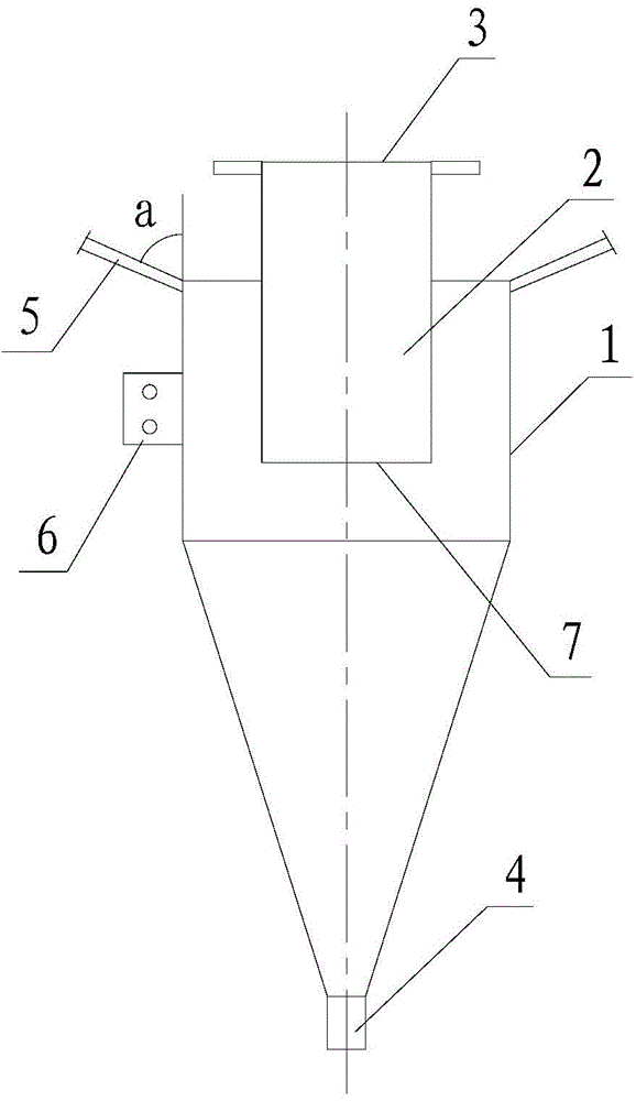 Granular material gas-solid separation collector