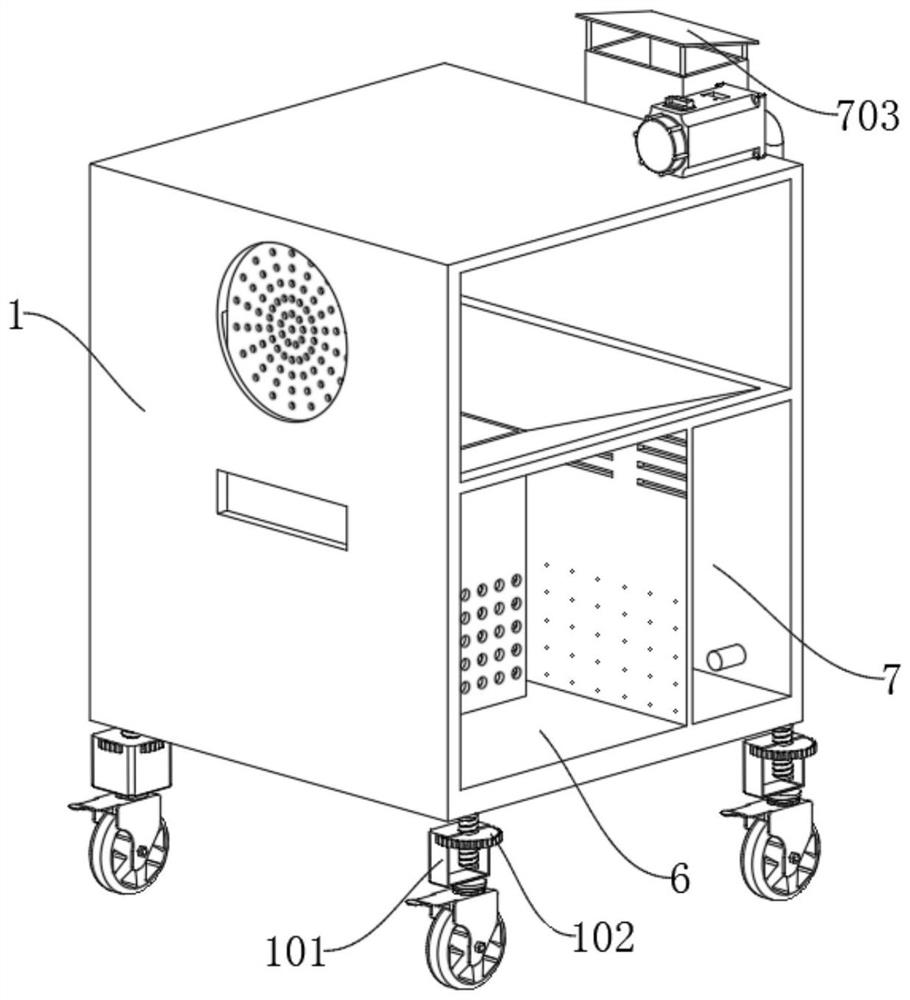 Mine field dust removal purifier based on environmental protection engineering