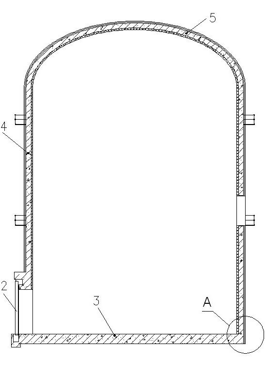 Large-scale experiment device capable of simulating natural environment climate condition