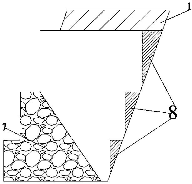 Sublevel open stoping method ground pressure control method of inclined large and thick ore bodies