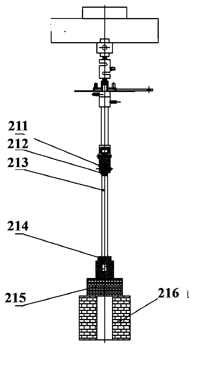 Device and method for testing mechanical property in ultrahigh temperature oxidation environment