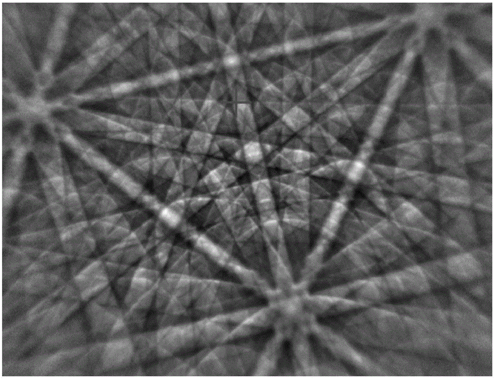 Method for determining crystal reciprocity primitive cell basis vector based on EBSD pattern