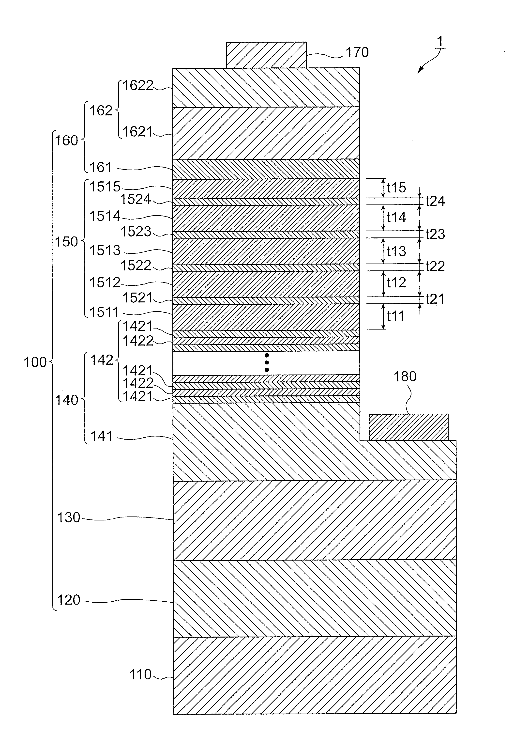 Semiconductor light emitting element and light emitting device