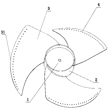 Axial flow rotor blade