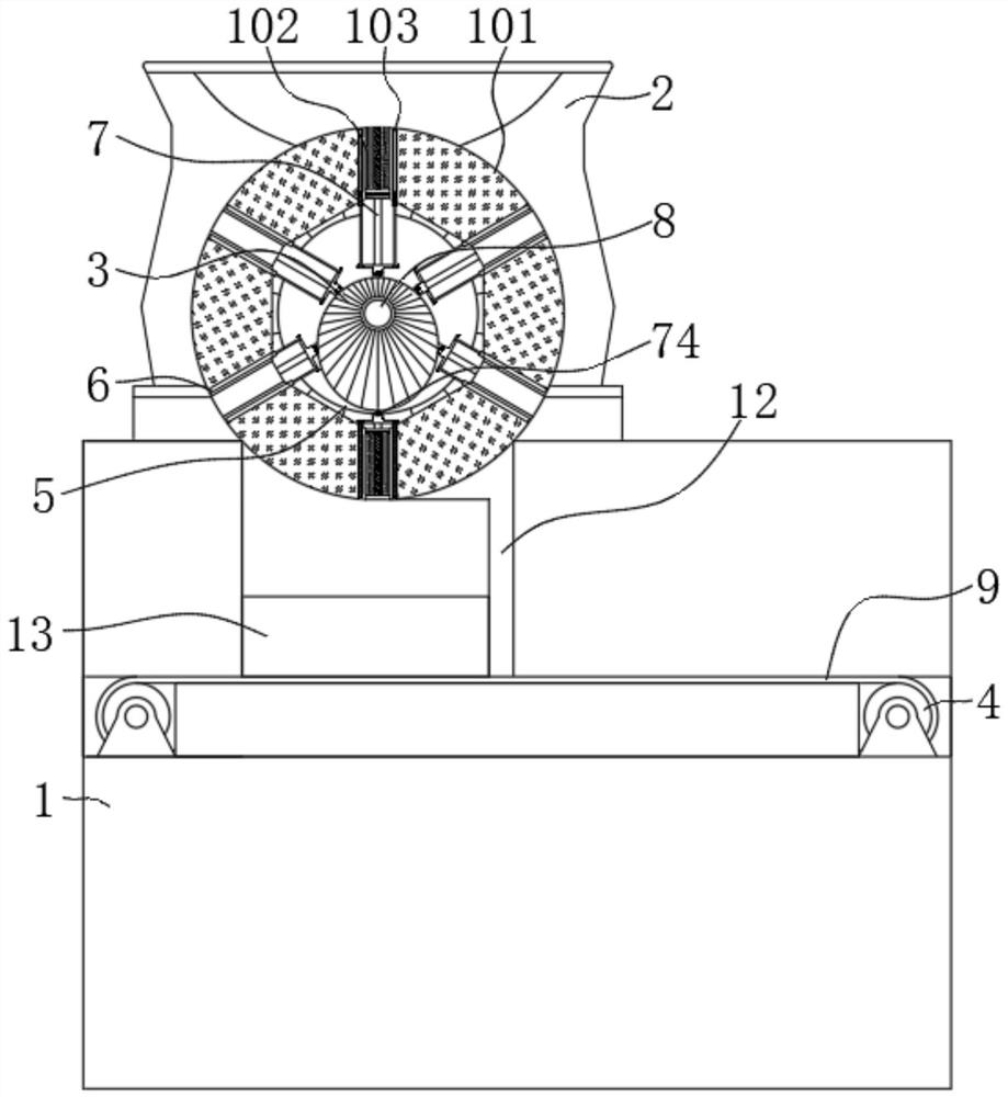 Crop straw coal briquetting molding device