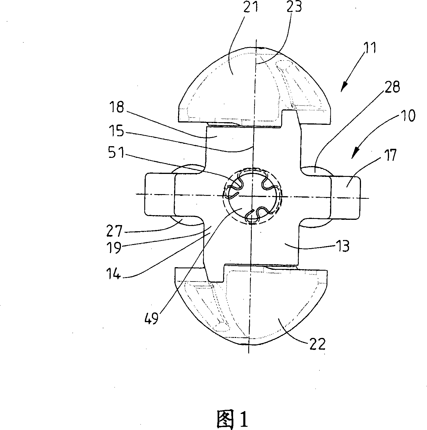 Coupling piece for a detachable connection of containers