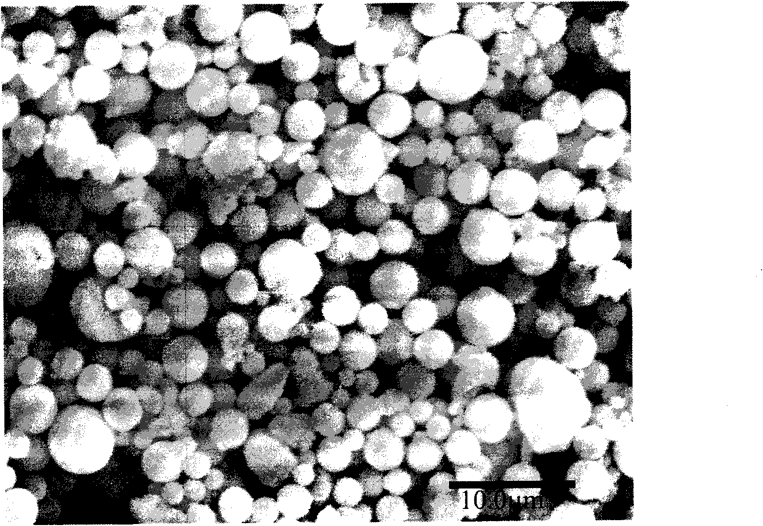 High-purity low-radioactivity spherical silicon micropowder and preparation method thereof