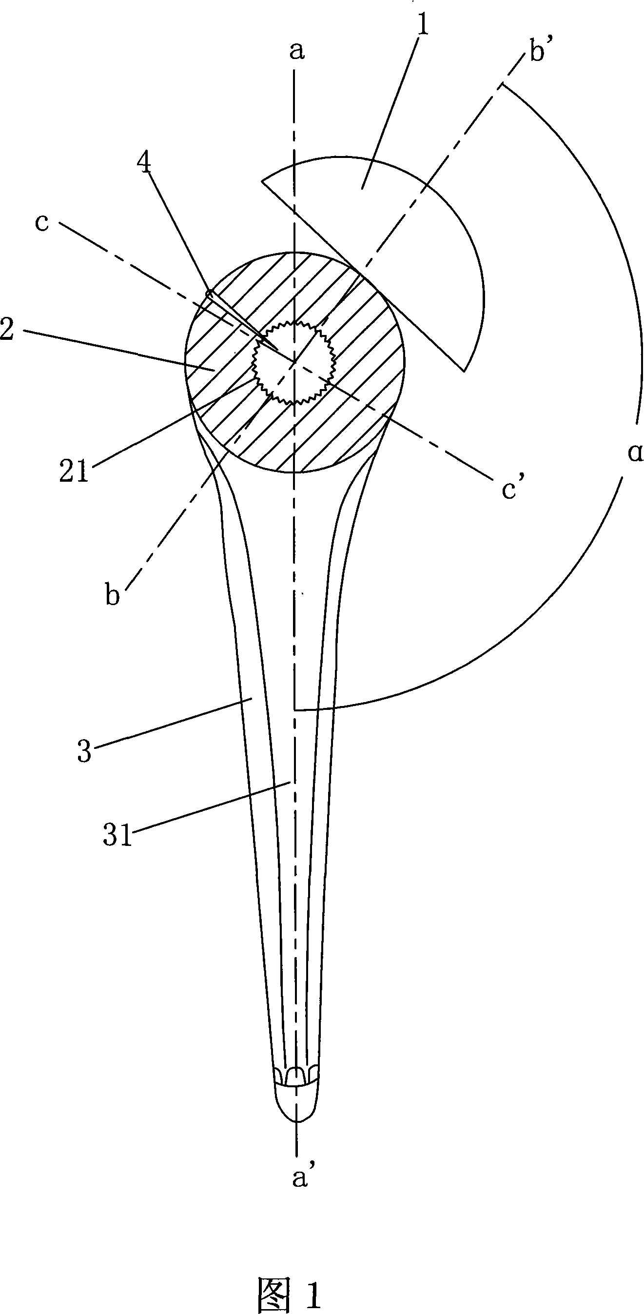 Artificial humeral head replacement