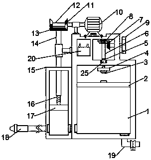 Petroleum extraction device for molecular distillation