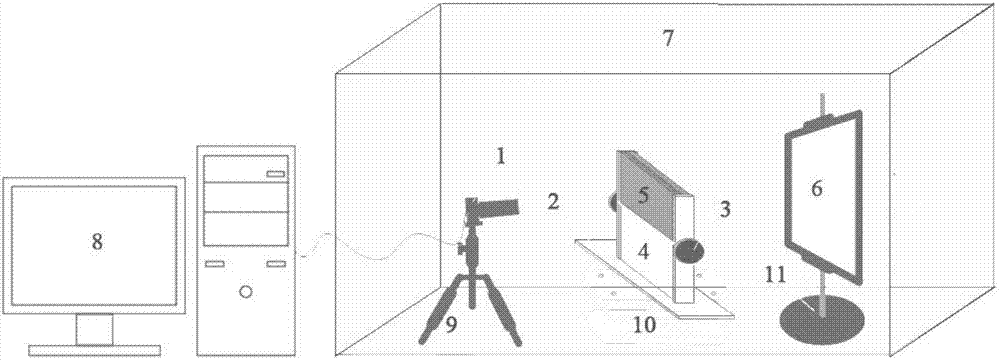 Improved Hele-Shaw box and two-phase fluid density difference convective mixing experimental system formed by improved Hele-Shaw box