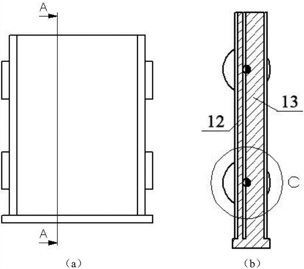 Improved Hele-Shaw box and two-phase fluid density difference convective mixing experimental system formed by improved Hele-Shaw box