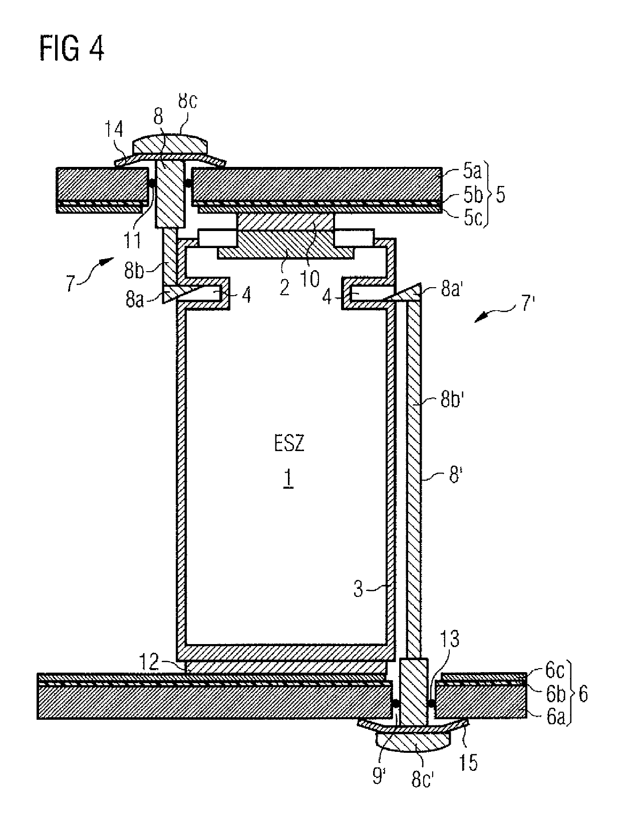 Contacting apparatus for contacting an energy storage cell