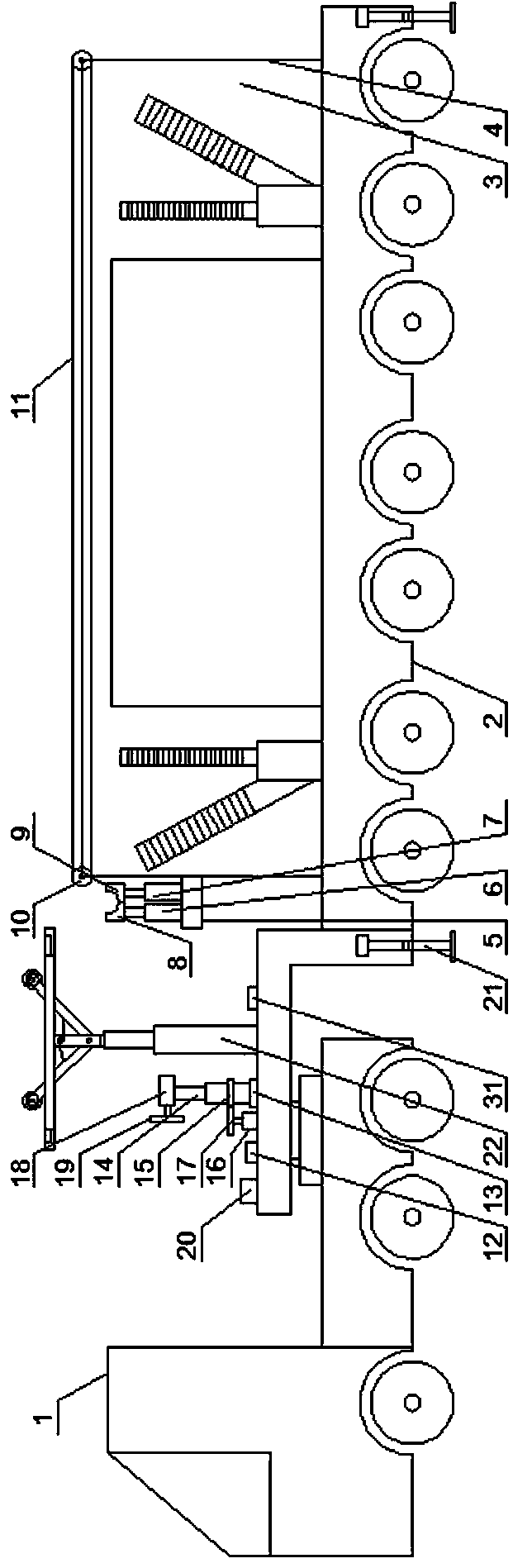 Vehicle-mounted substation