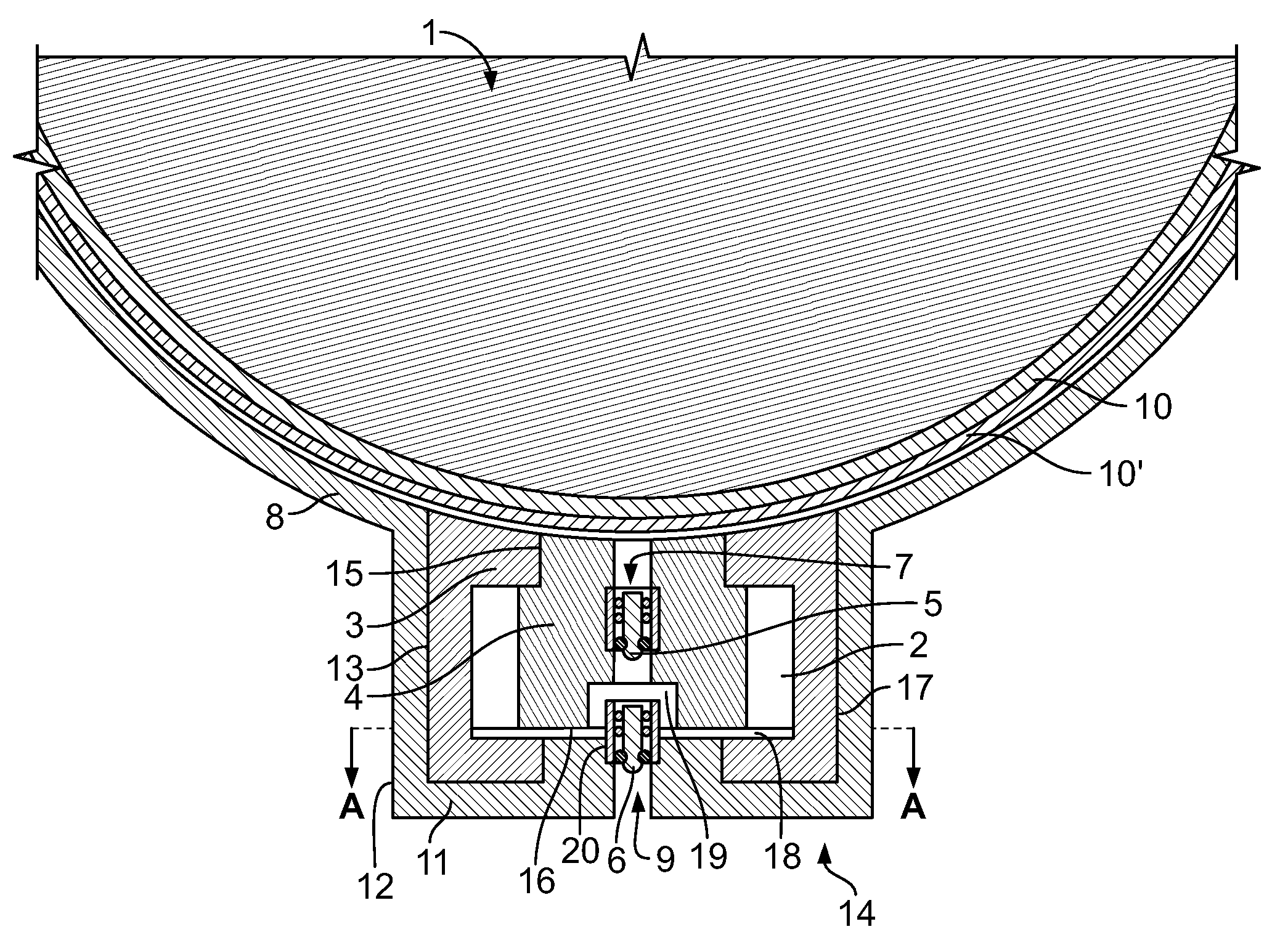 Valve integrated prosthetic expulsion pump