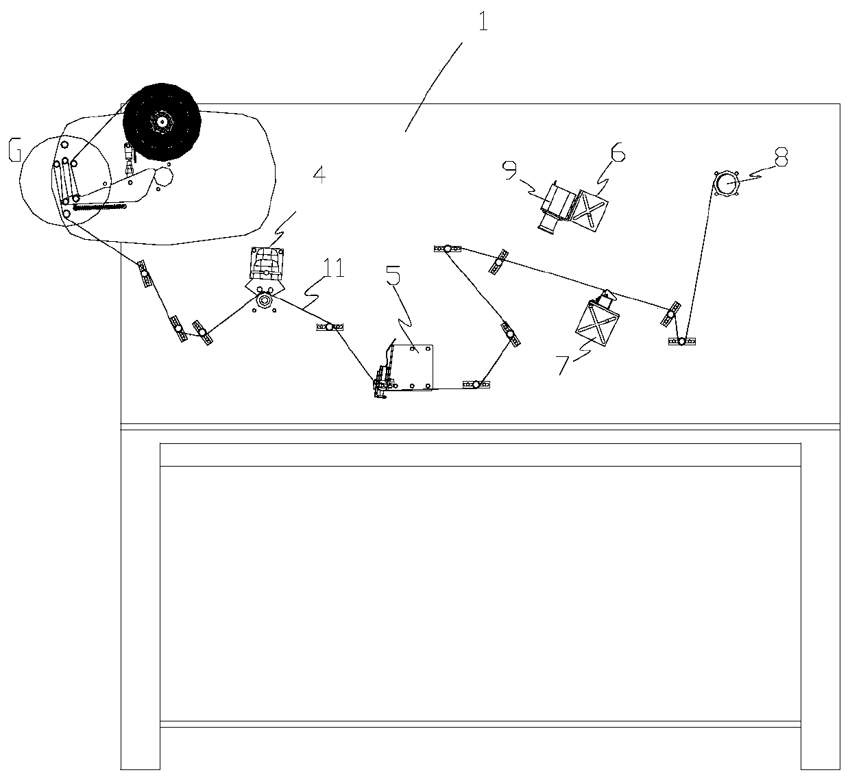 Off-line debugging test system for tipping paper deviation rectifying device