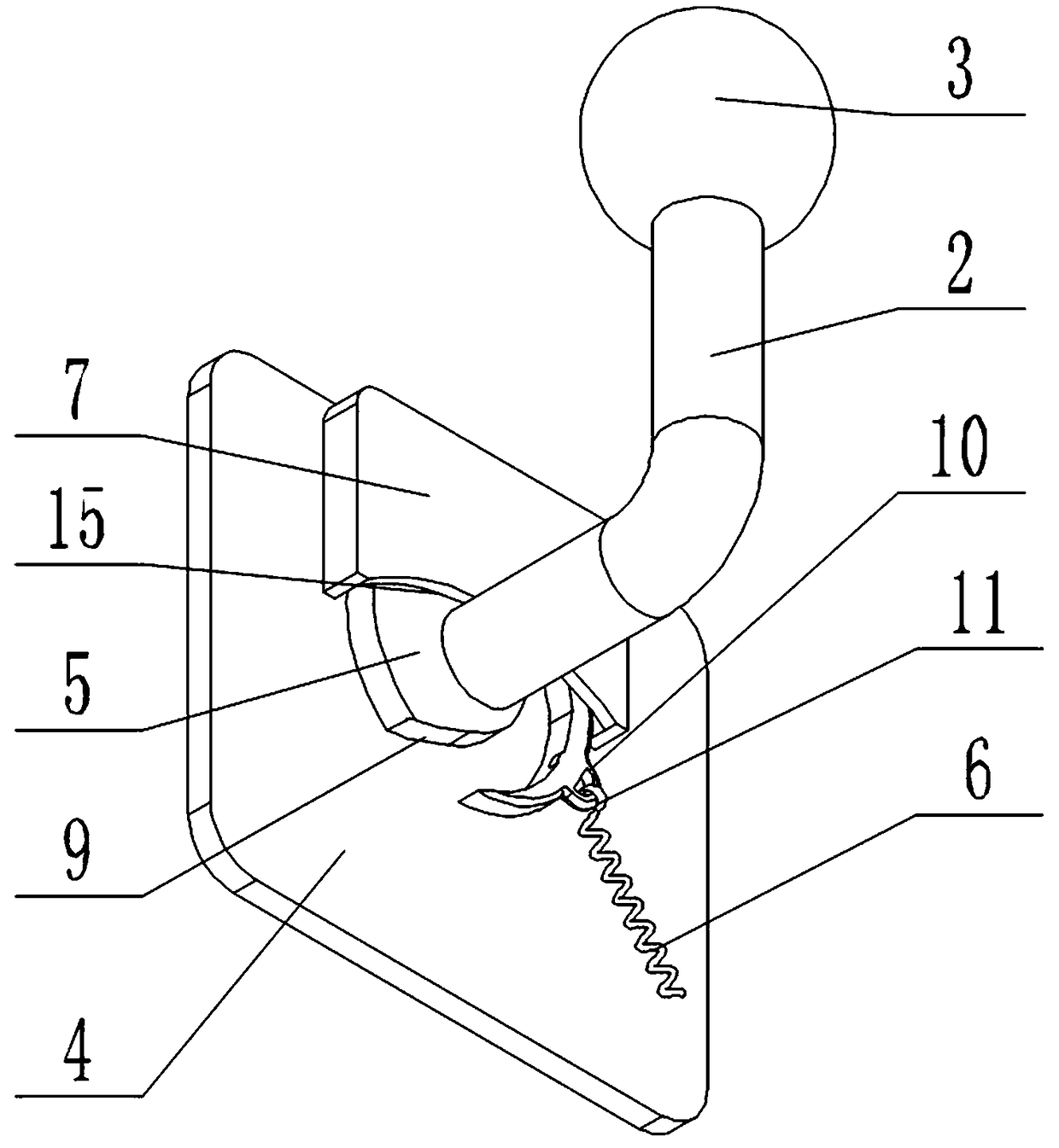 Cantilever-type human body electrostatic discharger