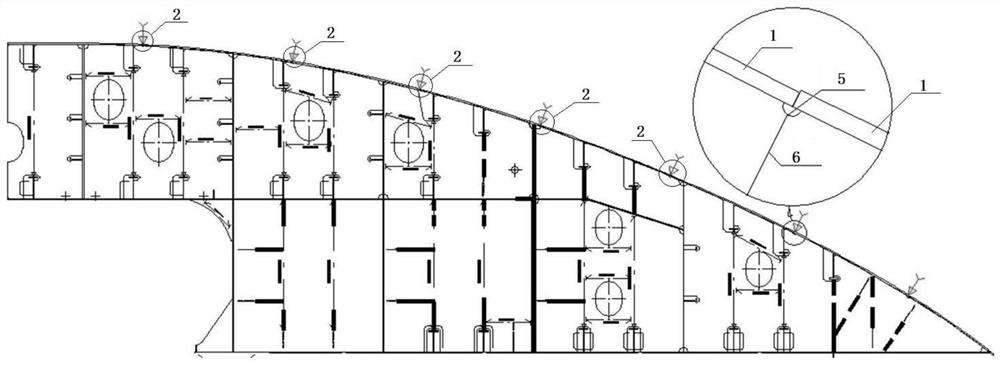 Positioning method for bulk outer plate