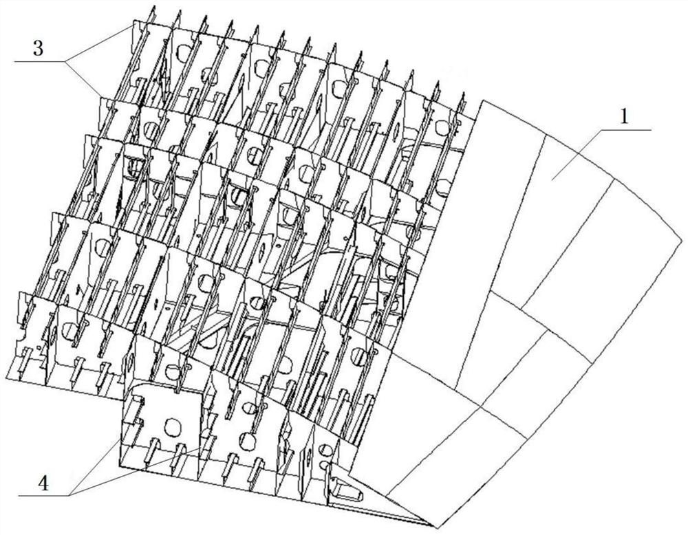 Positioning method for bulk outer plate