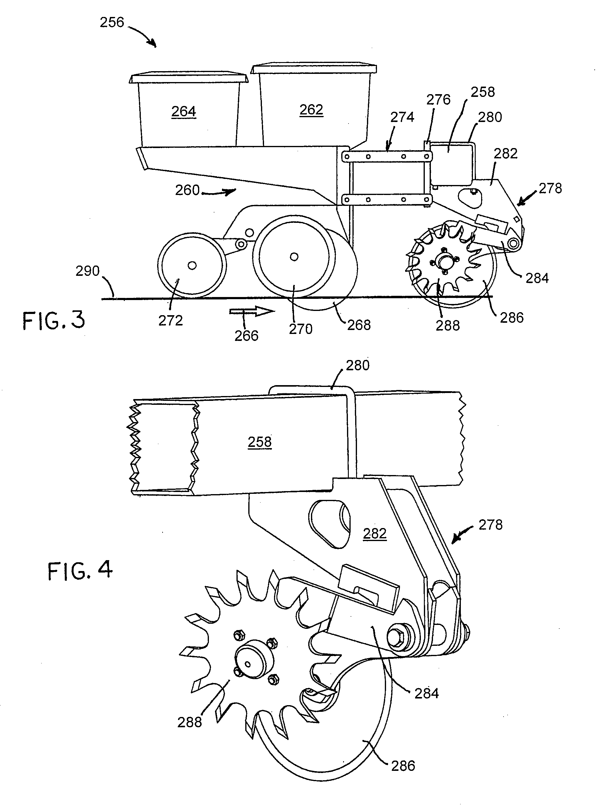 Crop residue clearing device