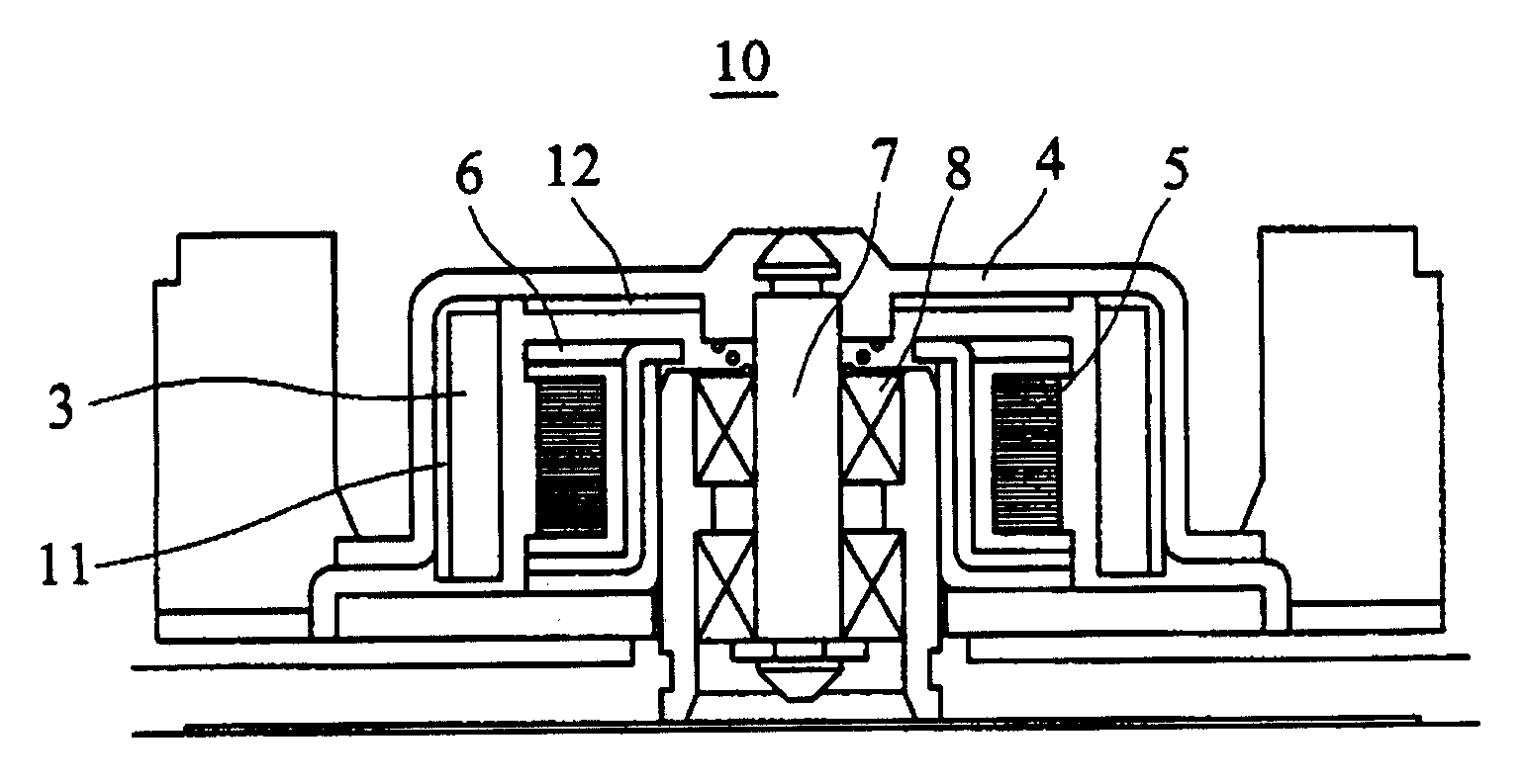 Motor with rotor balancer