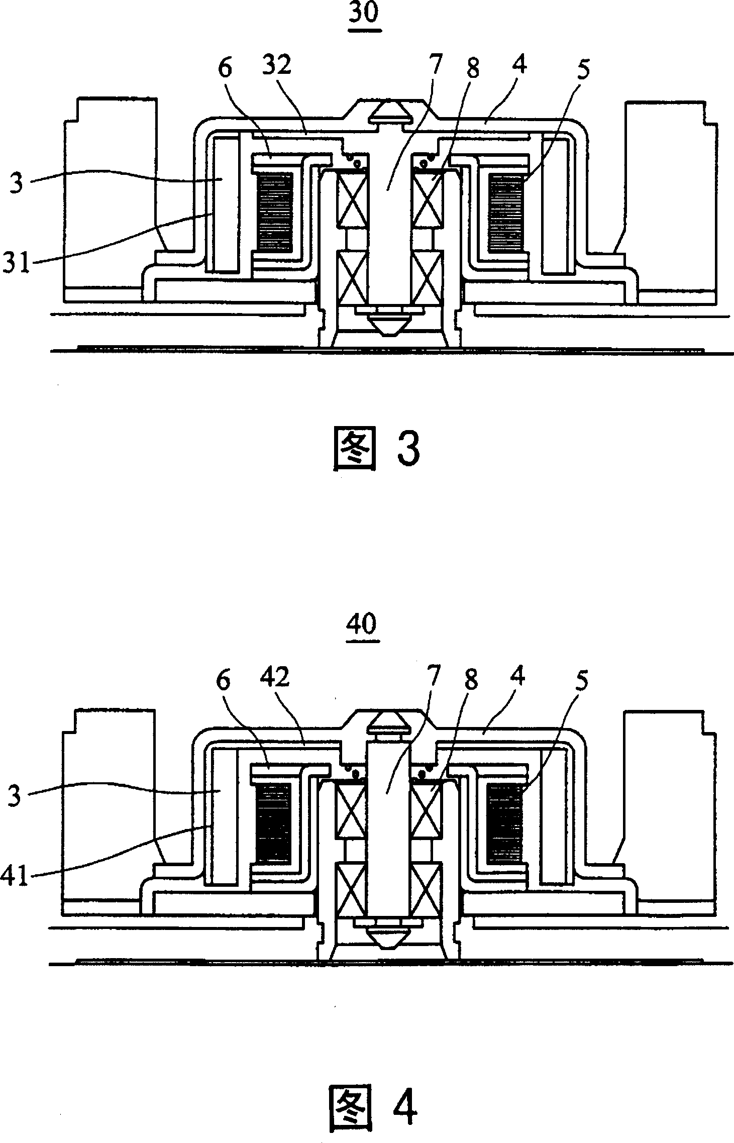 Motor with rotor balancer