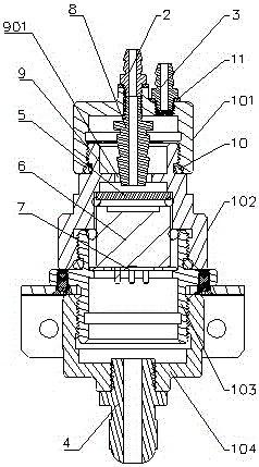 Gas sensor and method for detecting methane gas concentration in septic tank using same