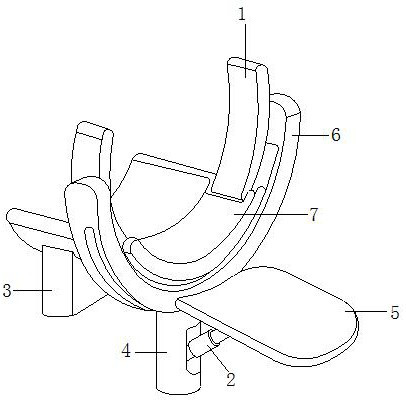 Airway unobstructed device for respiratory support in intensive care medicine