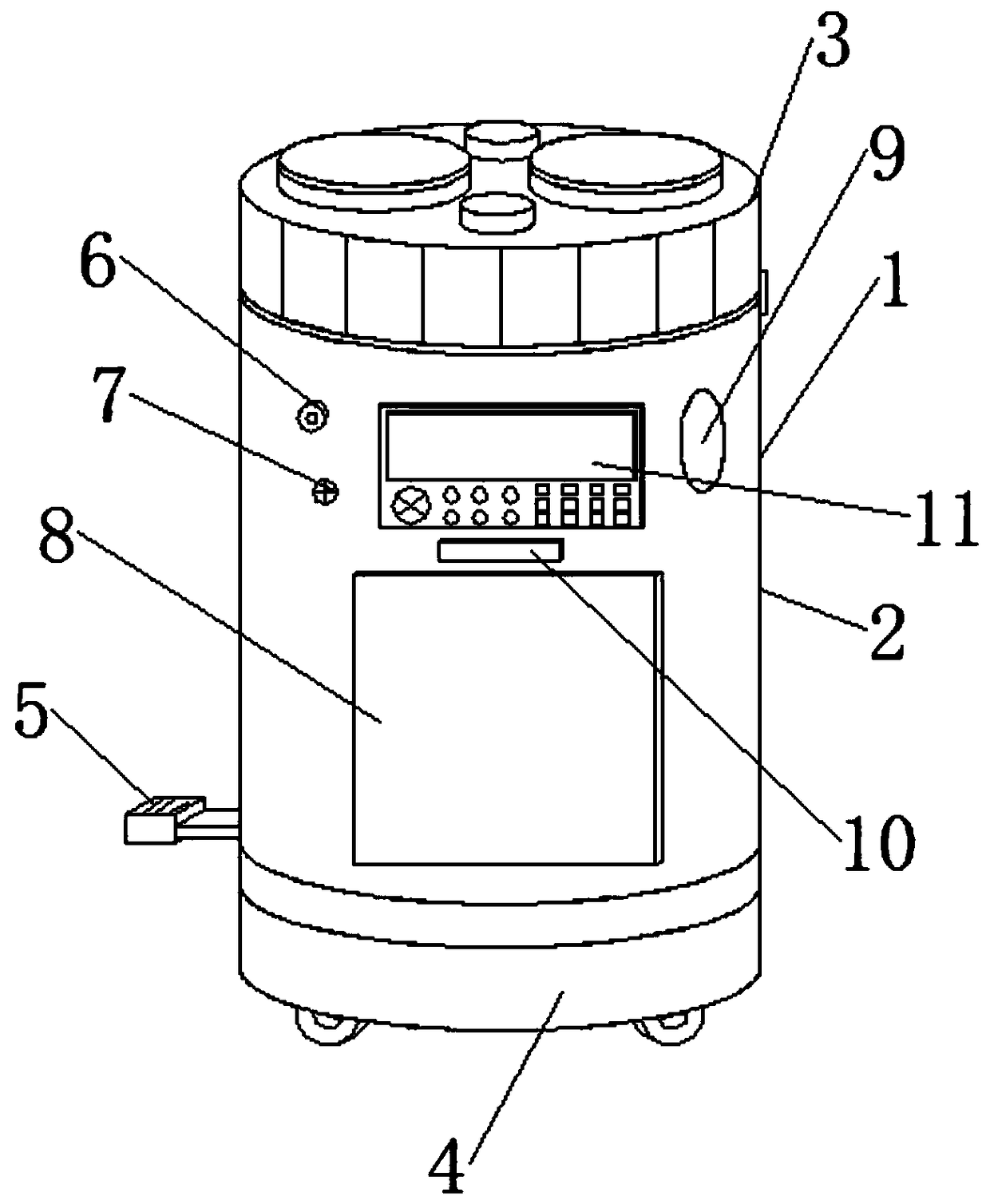 Intelligent garbage can