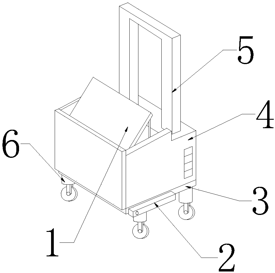 Wall plastering device for building intelligent installation project