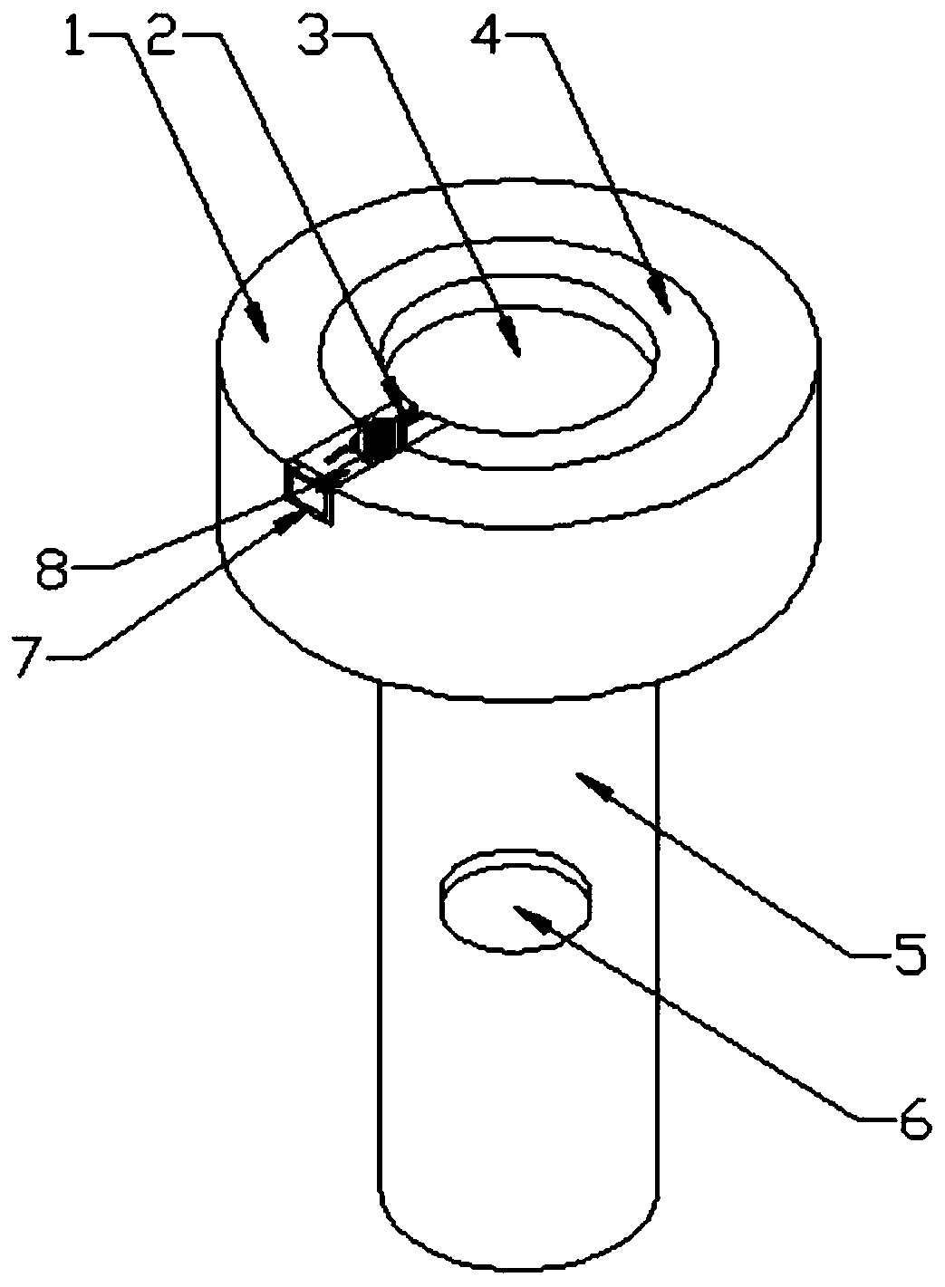 A recycling device for waste electric wires