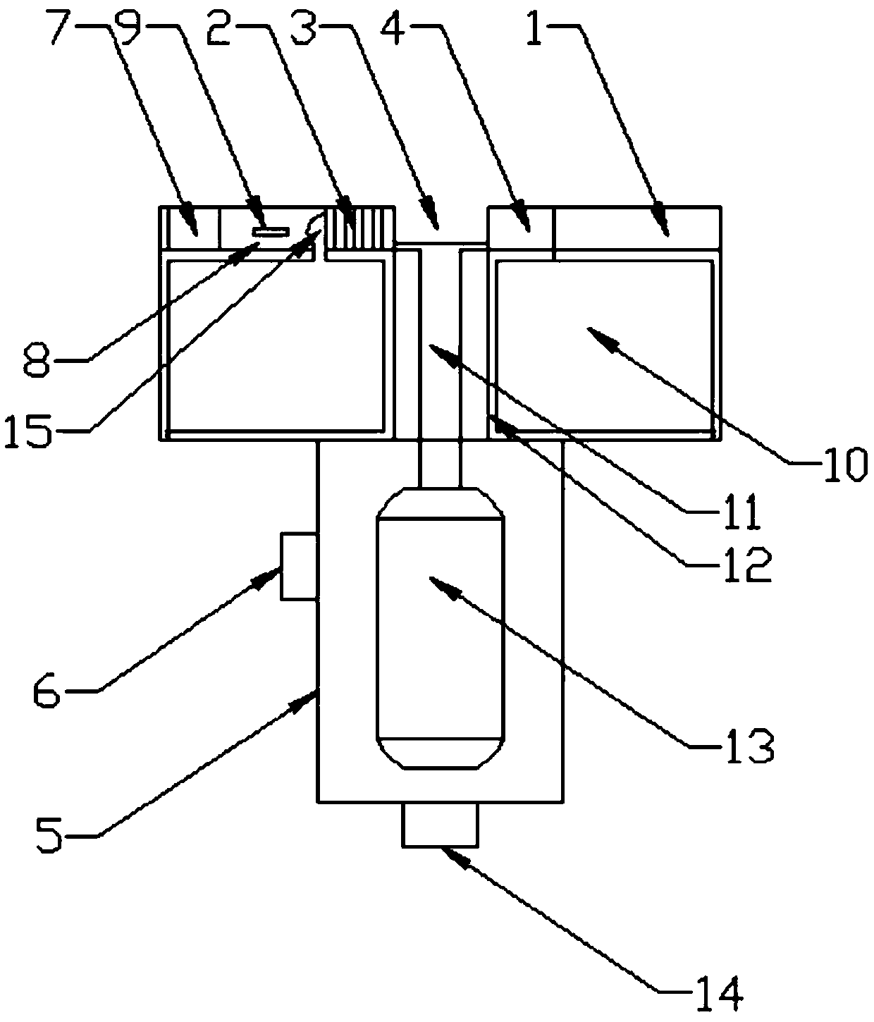 A recycling device for waste electric wires