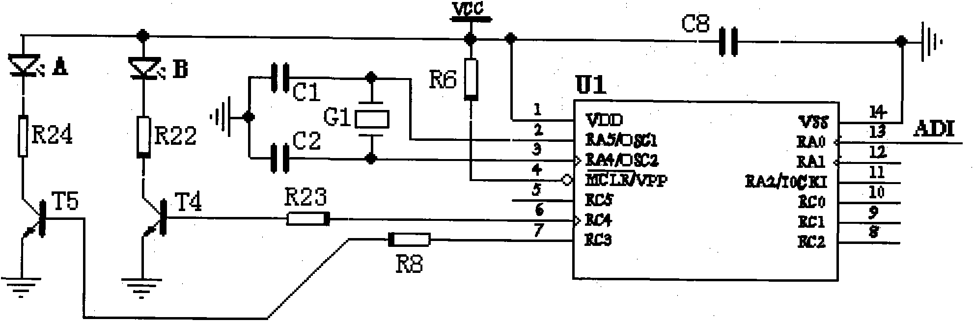 Obscuration-forward scatter composite spot-type photoelectric smoke fire detector and detection method thereof