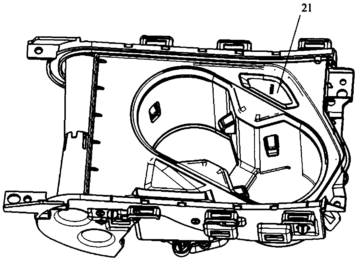 Cup stand capable of ascending and descending