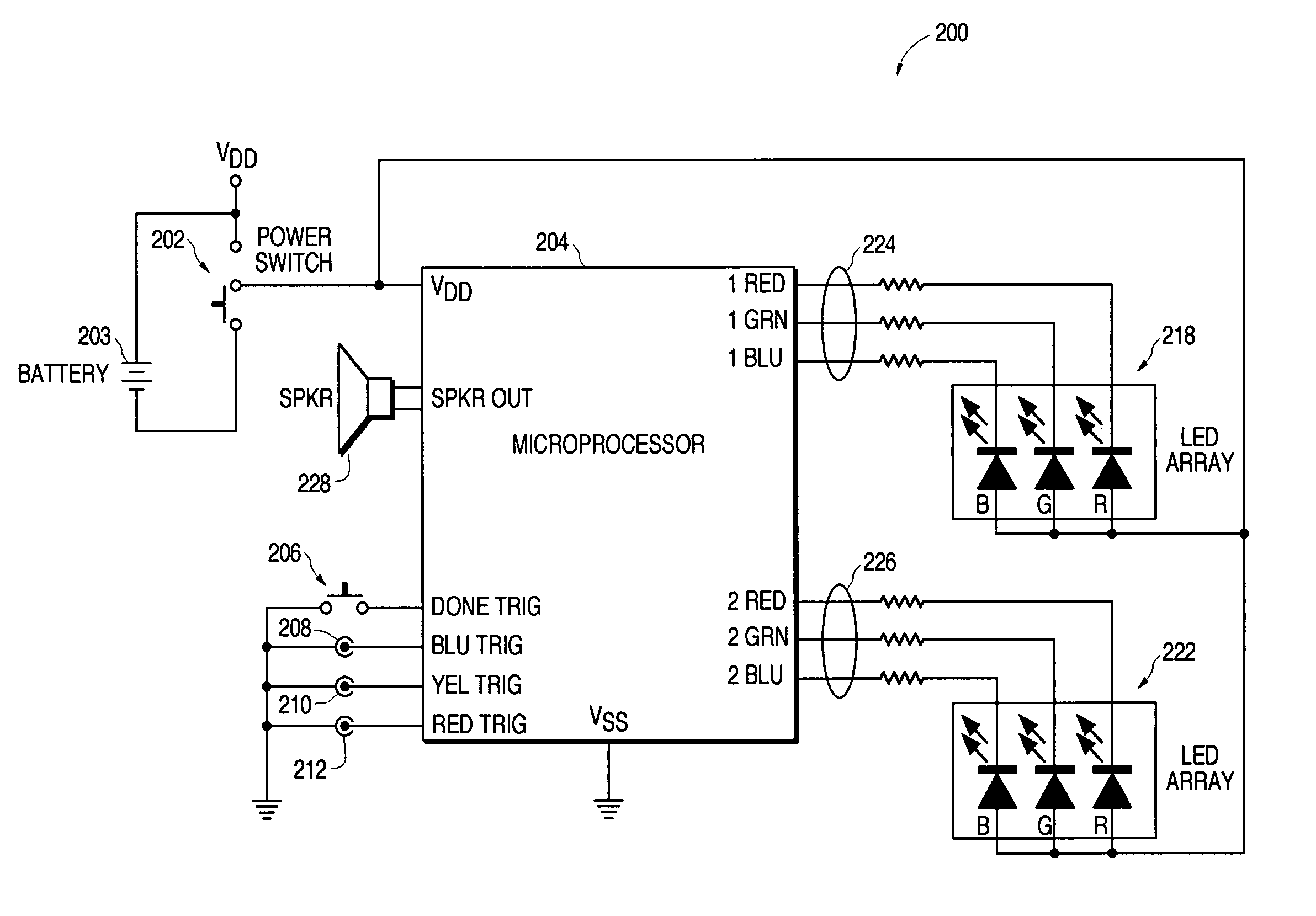 Control interface for converting subtractive color input to additive primary color output